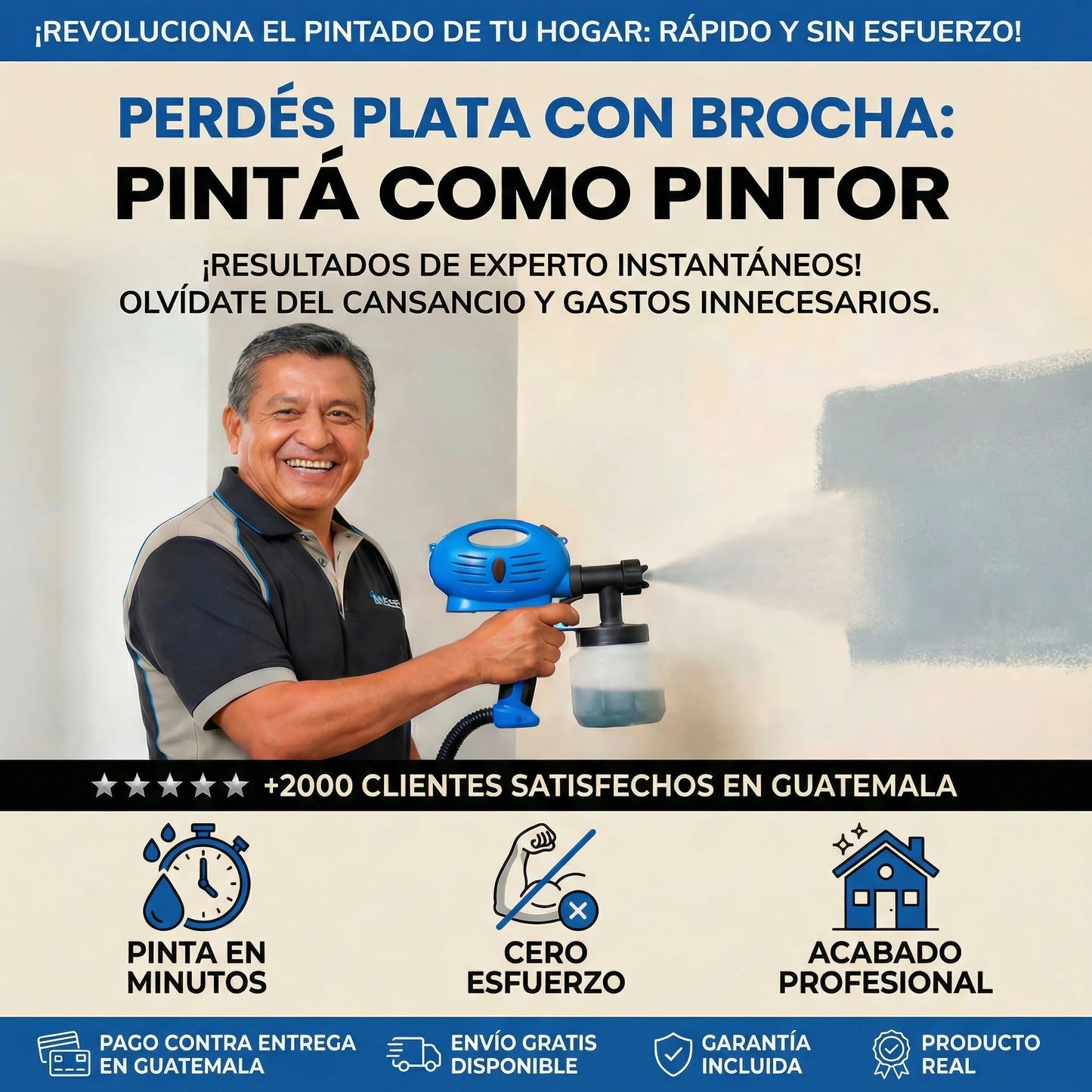 Máquina de Pintura | Pintá como profesional en minutos sin ser pintor