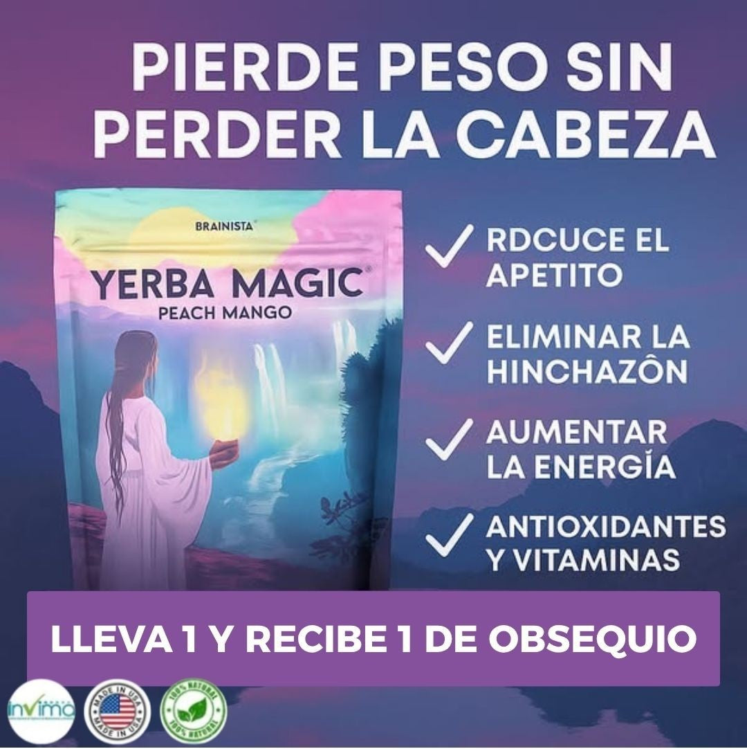 Yerba Magic 2x1 | Controlá tu peso de forma natural y segura