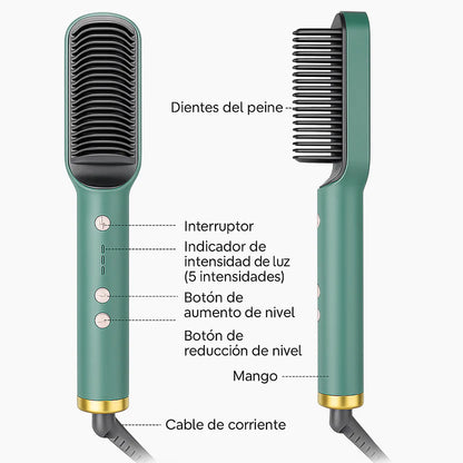 CEPILLO ALISADOR  tiempo ilimitado | 70% OFF, alisado real sin químicos, contra entrega y envío gratis